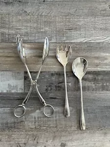 Vintage Silver Plated 3 Piece Server Set - Picture 1 of 2