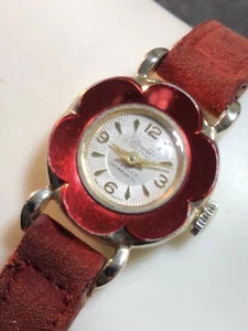 Vintage Swiss Sheffield Mechanical Flower Women Watch Aluminum Parts Or Repair - Picture 1 of 24