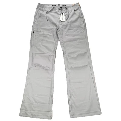 Prana Halle Pant NWT Women's Size 14 REG Sterling Gray Roll Up Stretch Outdoors - Image 1 of 4