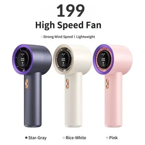 Rechargeable Mini small Fan 100/199 Wind Speeds - Picture 1 of 8