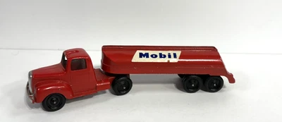 Caminhão-tanque Tootsietoy Mack B-Line 9" Mobil Oil Chicago EUA frete grátis - Imagem 1 de 4
