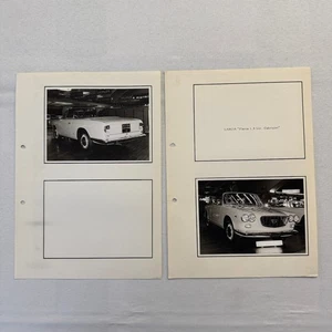 Lancia Flavia Cabriolet Convertible Car at Autoshow Photo Photograph Lot Vintage - Picture 1 of 8