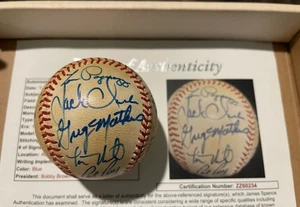 1985-87 ST LOUIS CARDINALS TEAM SIGNED  BASEBALL 16 SIGNATURES JSA LETTER - Picture 1 of 19