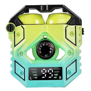 H9 Dual In-Ear Hi-Fi Stereo Headphones: 300mah Case, 40mah X25312 - Imagen 1 de 9