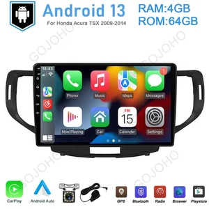 4+64G Android For Acura TSX 2009-2014 Wireless Carplay Car Stereo Radio GPS Wifi - Bild 1 von 20
