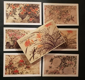 Vintage Metropolitan Museum of Art Spring Gardens 14 leere Notizkarten & Env 1990 - Bild 1 von 16