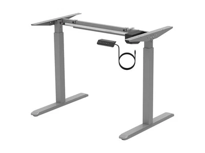 Suporte de mesa ajustável Monoprice - Cinza para desktops de até 63" - Imagem 1 de 4