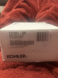 NEW KOHLER K-T37391-BN PureFlo Bath Drain Trim, Brushed Nickel, No Tub Stopper** - Picture 1 of 2