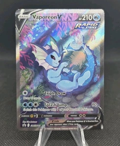 Vaporeon V SWSH181 SWSH: Tarjetas promocionales holográficas de espada y escudo  - Imagen 1 de 4