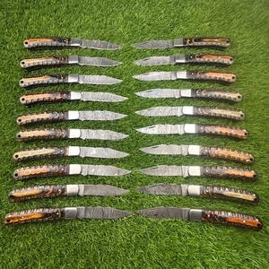 20er Set Custom Handmade Damast Taschen Klappmesser - Klappmesser SN-504 - Bild 1 von 10