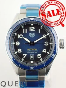 Tag Heuer Autavia Calibre 5 WBE5116.EB0173Automatic BluexSilver Herrenuhr:JP - Bild 1 von 13