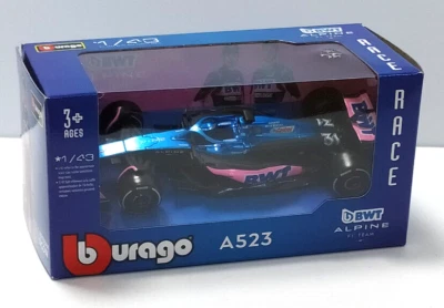 BURAGO 1:43 AUTO RENAULT F1 A523 TEAM BWT ALPINE 2023 #31 E. OCON  ART  18-38072 - Immagine 1 di 3