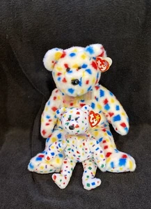 New Old Stock Rare Retired Ty 2K Beanie Buddies 14” And Beanie Babies 8” - Picture 1 of 6