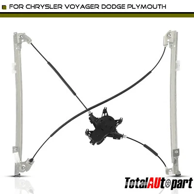 Manual Window Regulator for Chrysler Voyager Dodge Plymouth Front Passenger RH - Image 1 of 4