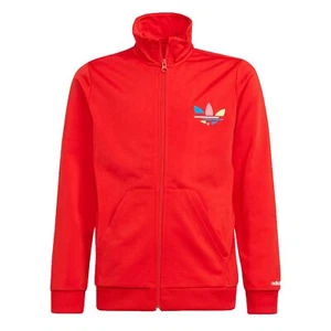 adidas Originals Kids Adicolor Track Top Firebird Workout Red Bunt - Picture 1 of 4
