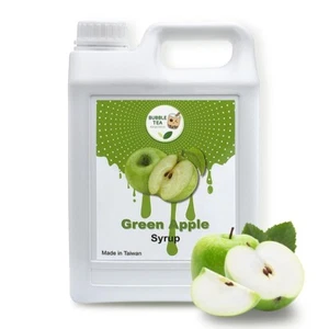 Sirup, Bubble Tea, Slush Getränkesirup, Fruchtsirup, Green Apple 2,5 Liter Neu - Bild 1 von 6