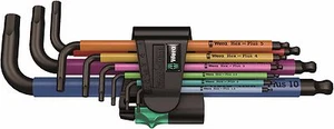 Wera 950 SPKL/9 SM N Multicolour L-Key Set Metric 05022089001 - Picture 1 of 12