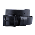 MENS BIG SIZE HAND CRAFTED LEATHER BELT IN BLACK SIZES FROM 40" -70" WAIST