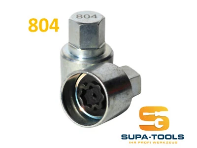 Audi Radsicherung Felgenschloss 804 D Schlüssel Nuss Wheel Lock Key  SUPA-Tools - Bild 1 von 2