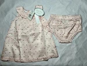 Koala Baby Girls Dress Size 6/9 Months Polka Dot Sleeveless With Bloomers NEW - Picture 1 of 19