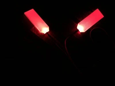 1:1 Led Light Eyes Kits For Black Panther/Ironman/Batman Helmet DIY Eyes Mask - Image 1 of 4