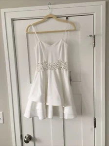 B Darlin Juniors' Embellished Applique-Waist Dress 983 - Picture 1 of 12