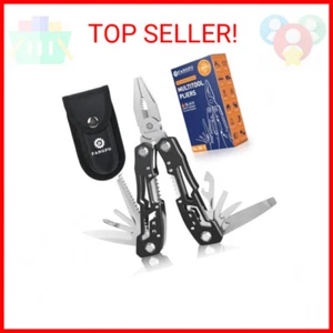 14-In-1 Multitool with Safety Locking, Professional Stainless Steel Multitool Pl - Picture 1 of 2