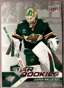 2024-25 Upper Deck NHL Star Rookies #7 Jesper Wallstedt Minnesota Wild - Bild 1 von 1