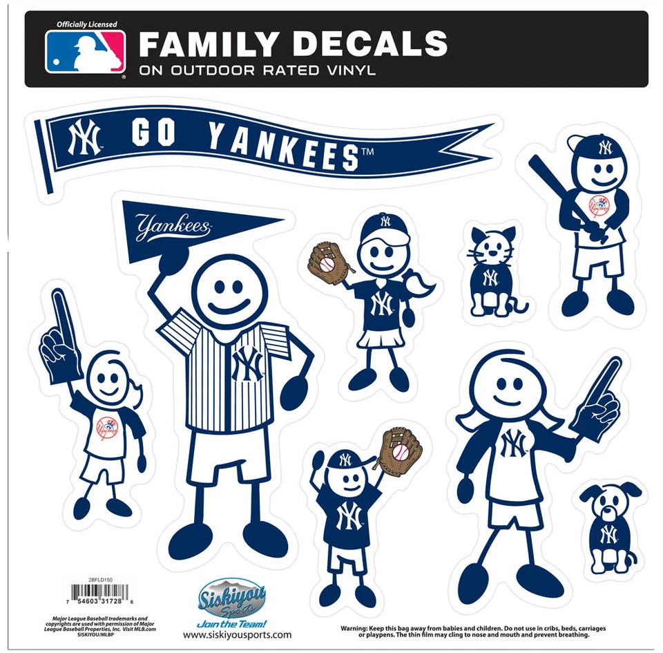 MLB Family Decal Set (Large) - Image 1 of 1