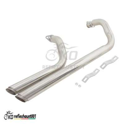 Sistema completo de tubo de escape de motocicleta para Honda VT750C CT750C2 Shadow Phantom 750 Foto 1 de 4