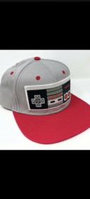 Nintendo Entertainment System Cap Snapback Hat Cap NES Flat Bill Controller