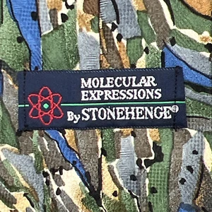 STONEHENGE Necktie Ben & Jerrys Rainforest Crunch Ice Cream USA Microscope - Picture 1 of 10