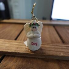 Cory Snowman Angel Christmas Ornament Sparkle Personalized Name Gift