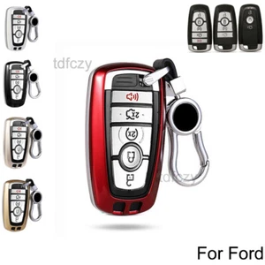 ABS Remote Smart Car Key Fob Shell Cover Keychain For Ford Mustang F-150 Fusion - Foto 1 di 14