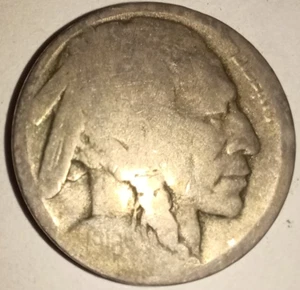 1916 D BUFFALO NICKEL - SEMI-KEY LOW MINTAGE - RESTORED 1916-D - Picture 1 of 6