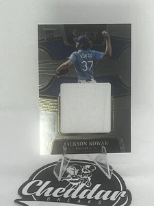 2022 Panini Select Jackson Kowar Rookie Jumbo Patch KC Royals N67 - Bild 1 von 2