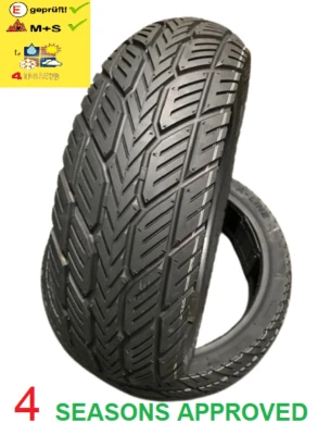 Allwetter Roller Reifen Set 130/60-13 TL 53J (M+S) PR356 Vorne + Hinten - Bild 1 von 4