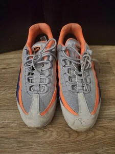 Nike Air Max 95 Essential Bright Mango 2018 Men's Sz 10.5 Gray Ultramarine  - Picture 1 of 23