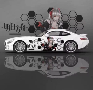 Calcomanías de coche personalizadas Itasha; calcomanías de coche inspiradas en anime; calcomanía lateral Itasha, ambos lados - Imagen 1 de 1