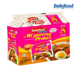 Indofood Mi Goreng Instant Noodles Pedas(Spicy) - (Pack of 5x80g) Halal - Picture 1 of 4