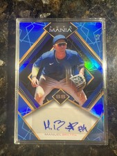 2023 Wild Card Auto Mania Manuel Beltre Blue Diamond 1/5 Cn# AM-D47 