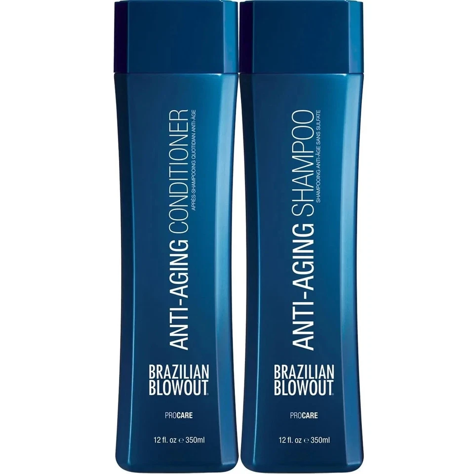 Brazilian Blowout Anti Aging Shampoo & Conditioner DUO  -  12 fl. oz each  *NEW* - Image 1 of 1