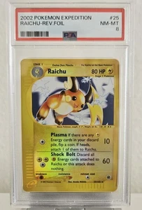Raichu Reverse Holo Expedition E Series 25/165 PSA 8 Pokemon Karte BGS CGC - Bild 1 von 1