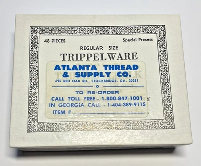 TRIPPELWARE Giant Size Tailors Chalk 48 Pieces Full Box White Rare New Old Stock - Image 1 of 4