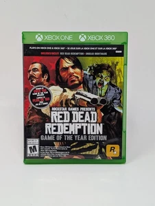 Red Dead Redemption Game Of The year Edition (Xbox One + 360) 2 Disc Set w/ Map - Picture 1 of 3