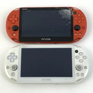 Sony PS Vita Console PCH-2000 Lot of 2 Untested For Parts Repair Japan 1666 UG - Picture 1 of 7