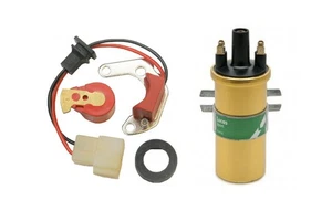 Kit de encendido electrónico y bobina tipo Lucas distribuidor DM2 tipo temprano stock Reino Unido - Imagen 1 de 2