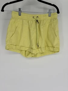 Pantalones cortos Volcom amarillo brillante cintura elástica para mujer talla pequeña - Imagen 1 de 9