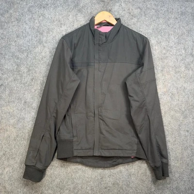 Rapha Bomber Jacket Mens Size Medium Grey Cotton Blend Full Zip Cycling Outdoor - Image 1 of 4