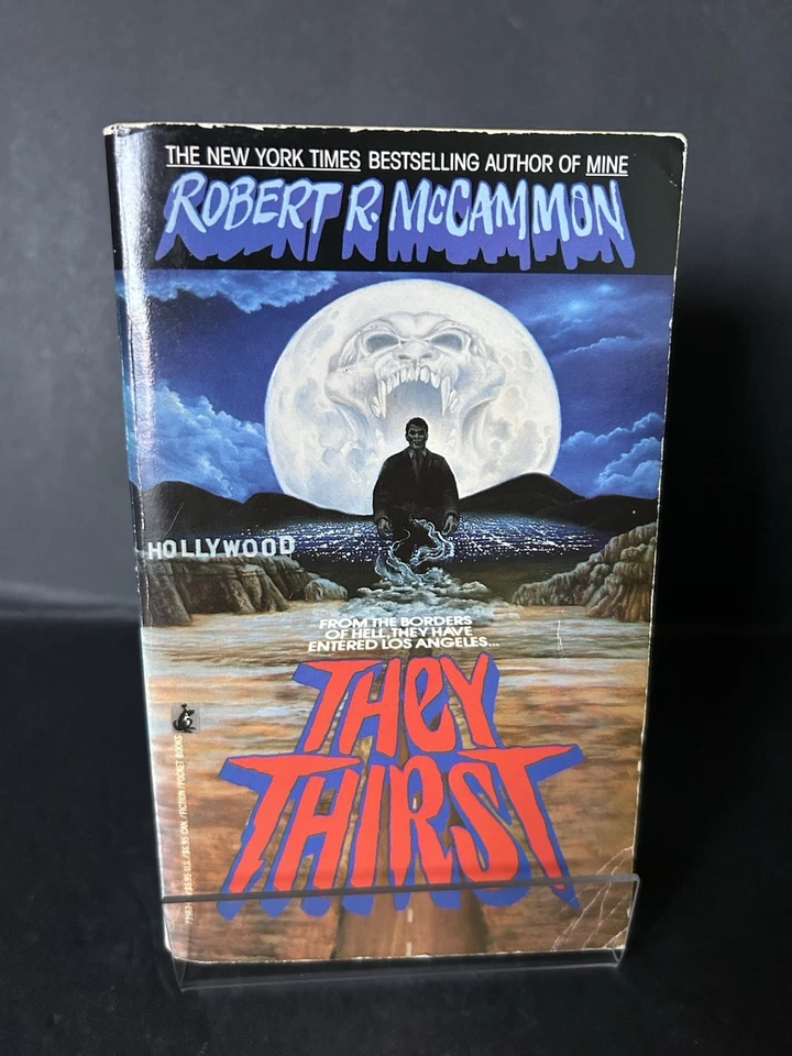 They Thirst Robert McCammon 1988 Pocket Horror Paperbacks From Hell Vintage - Image 1 of 4